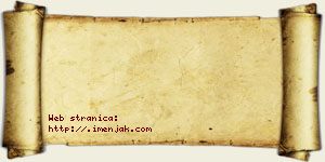 Olga Pjevac vizit kartica